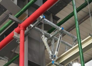 恭城该抗震支架的整体式支吊架结构协调性好